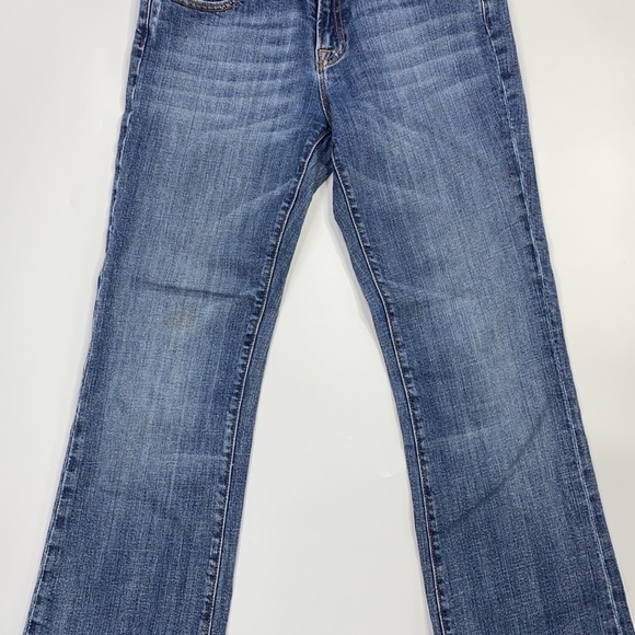 American Eagle Next Level Stretch Hi-Rise Distressed Jegging 6 Long - Picture 3 of 14